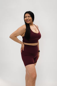 WINE criss cross bra