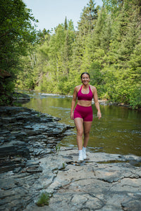 BERRY form halter bra