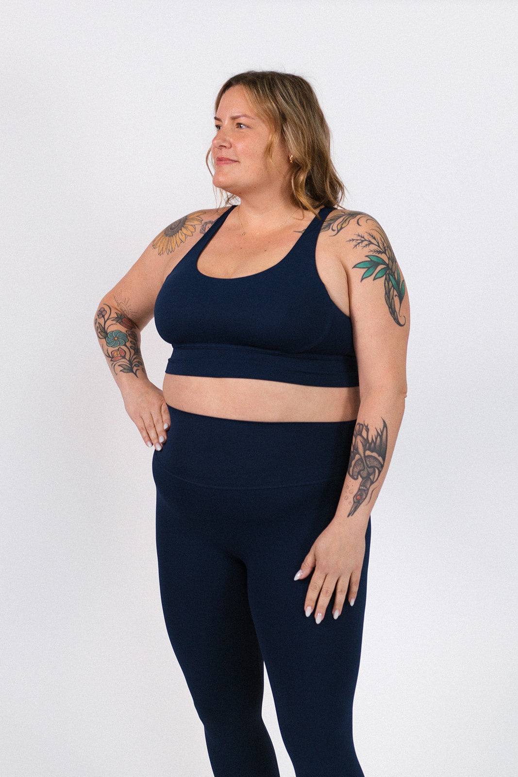 DARK MIDNIGHT criss cross bra