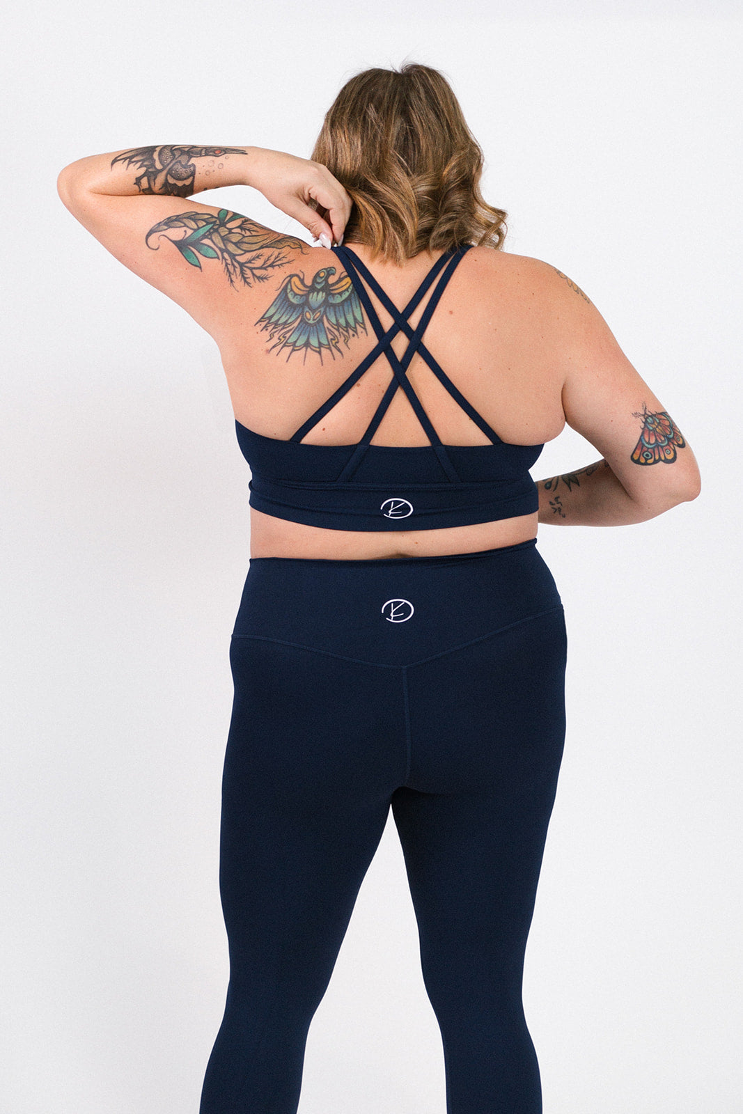 DARK MIDNIGHT criss cross bra